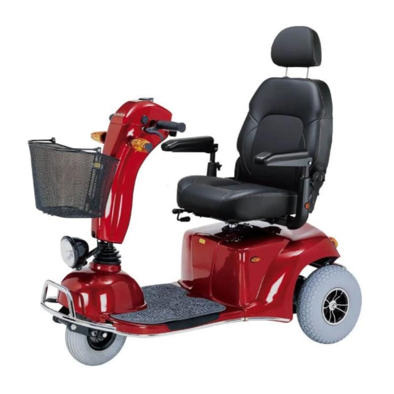 Merits Pioneer 9 DLX 3 Wheel Mobility Scooter side view 