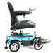 P321 EZ-GO power wheelchair turquoise