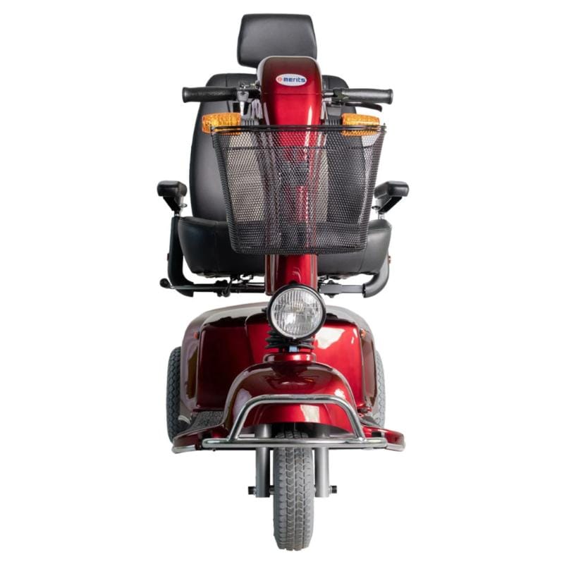 Pioneer 9 DLX 3-Wheel Bariatric Scooter front view 