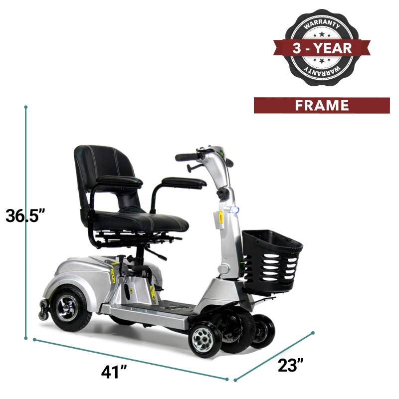 Quingo Ultra Mobility Scooter dimensions 