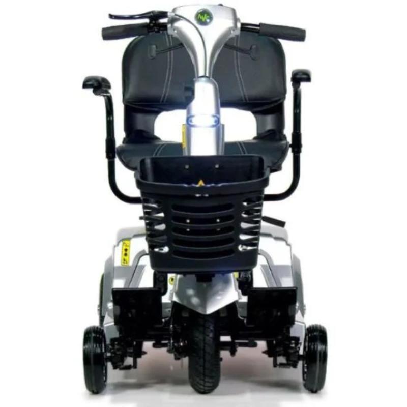 Quingo Ultra Mobility Scooter front view with basket 