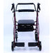 Karman R-4602-T Rollator and Transport Combo with Flip-up Footplate and Padded, 21lbs