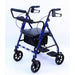 Karman R-4602-T Rollator and Transport Combo with Flip-up Footplate and Padded, 21lbs