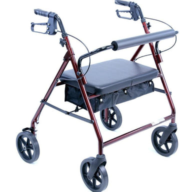 Karman R-4800 Extra Wide Lightweight Rollator, Aluminum, 20lbs