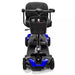 Roadster S4 blue mobility scooter fromt view 