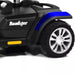 Roadster S4 blue mobility scooter rear wheels 