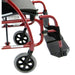 Karman S-ERGO 115 Ergonomic Transport Wheelchair 14" flat free rear wheels