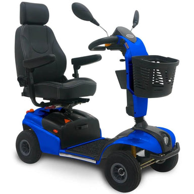 Shoprider Explorer Full Size 4-Wheel Mobility Scooter blue color 