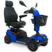 Shoprider Explorer Full Size 4-Wheel Mobility Scooter blue color 