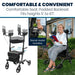 Vive Health Upright Rollator Walker