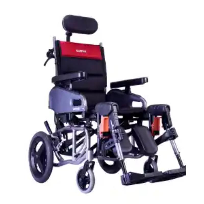 Karman VIP2 seat Tilt in Space Reclining Transport Wheelchair, 36 lbs