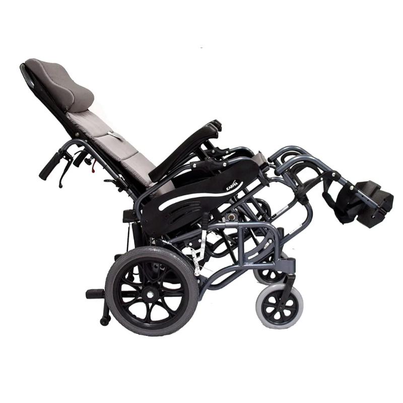 Karman VIP515 Tilt in Space Lightweight Reclining Wheelchair, 36 lbs