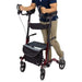 Vive Mobility Upright Rollator Walker red