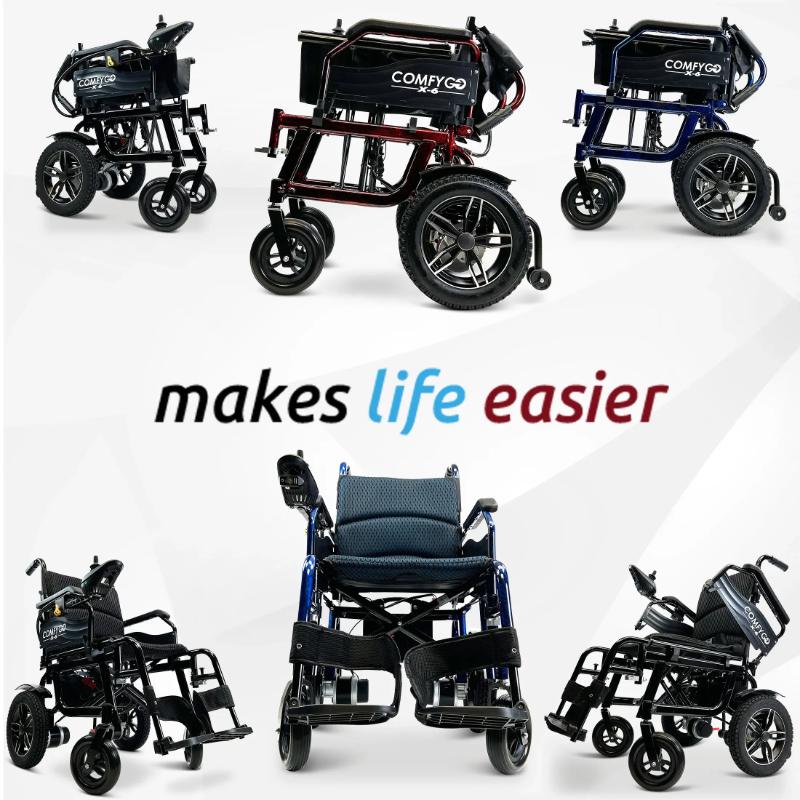 ComfyGO X-6 Lightweight Electric Wheelchair