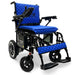 X-7 by ComfyGo Folding Electric Wheelchair blue black
