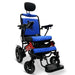 comfy go majestic black red blue iq-9000 electric wheelchair with auto recline