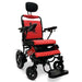comfy go majestic iq-9000 black red red electric wheelchair with auto recline