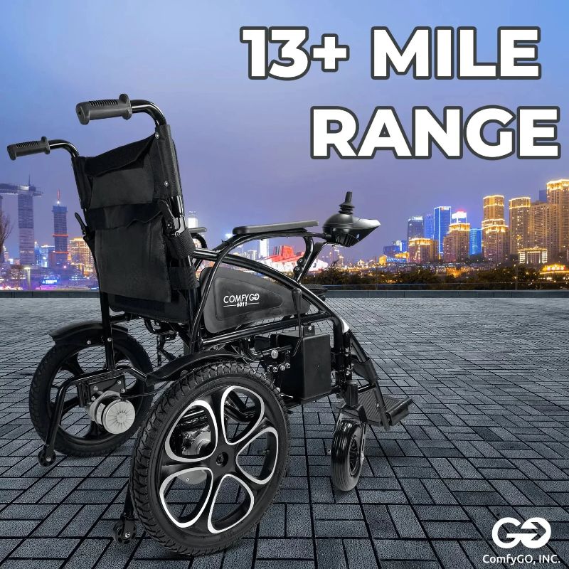 ComfyGO 6011 Folding Electric Wheelchair