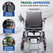 comfygo Glide Care G-5 Lightweight Electric Wheelchair airline approved 