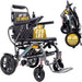 comfygo Glide Care G-5 Lightweight Folding Electric Wheelchair 12 miles 
