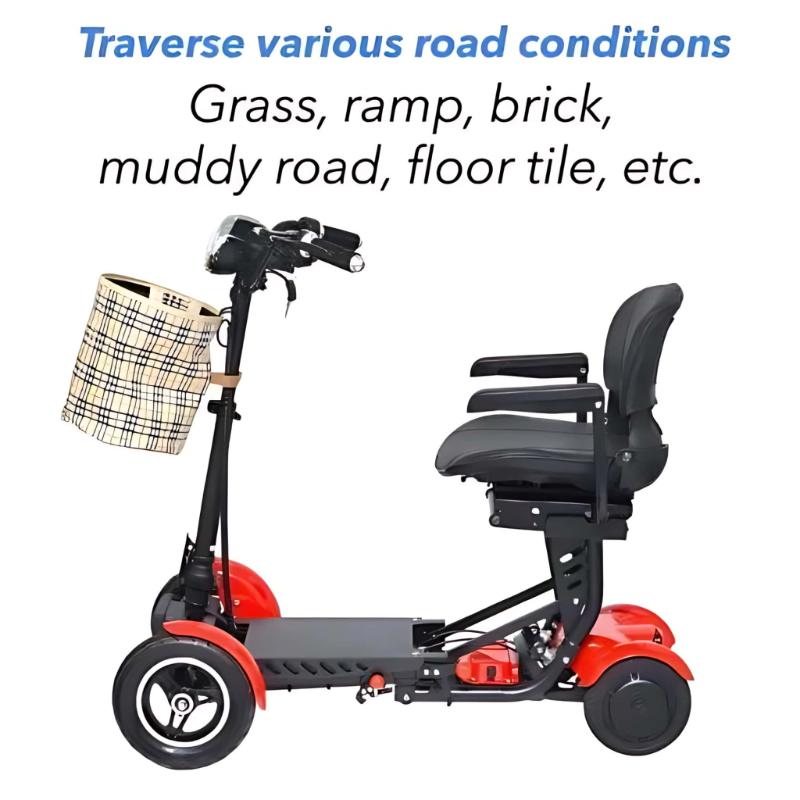 comfygo MS 3000 folding Mobility Scooter use various road conditions 