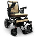 comfygo black frame coffee cushion majestic iq 7000 auto folding remote controlled electric wheelchair