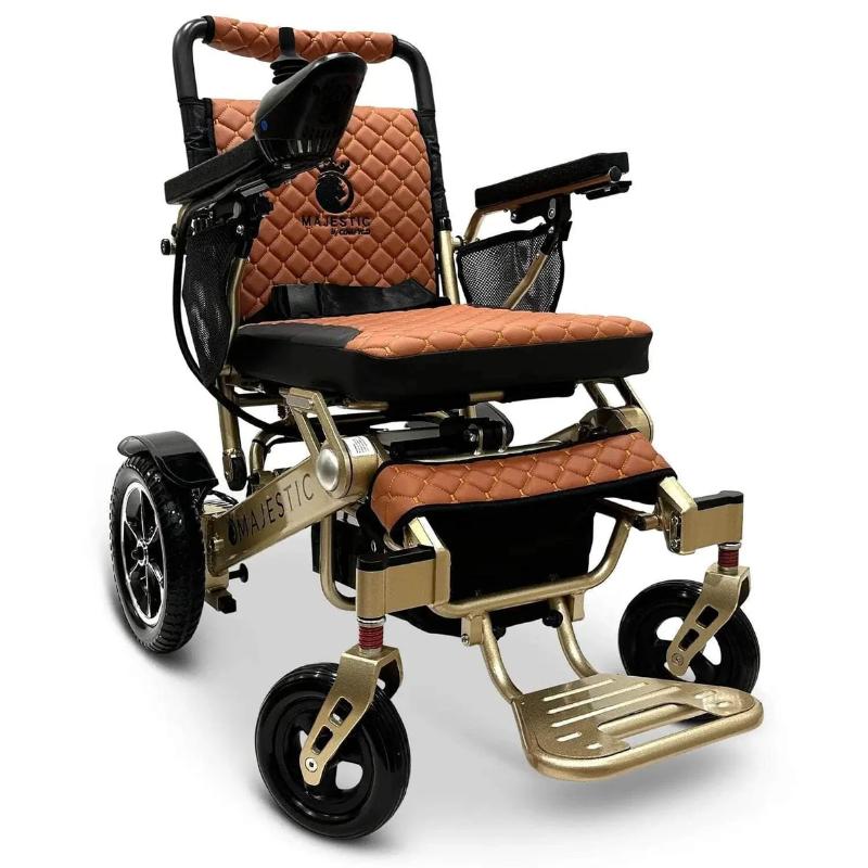 comfygo bronze taba majestic iq 7000 auto folding remote controlled electric wheelchair