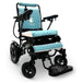comfygo majestic iq 8000 black frame teal cushion remote controlled lightweight electric wheelchair