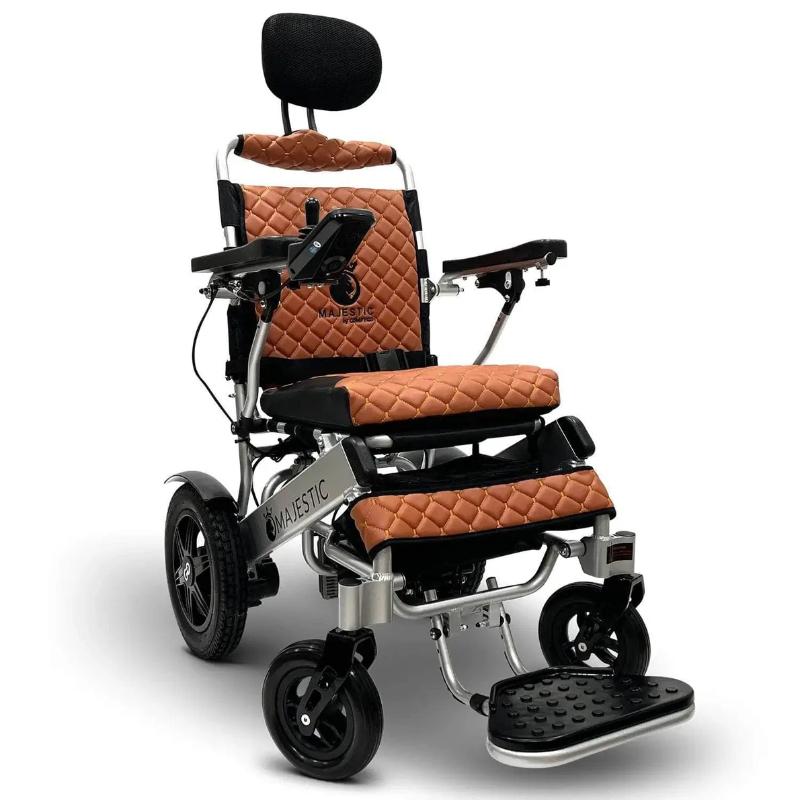comfygo silver taba iq-9000 long range electric wheelchair Seat Width 17.5 inches majestic