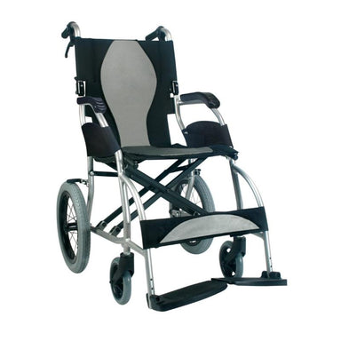 Karman Ergo Lite Ultra Lightweight Ergonomic Transport Wheelchair Weighs under 18 lbs