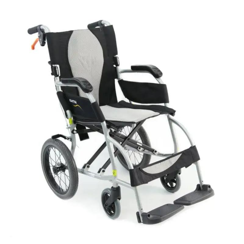 Karman Ergo Lite Ultra Lightweight Ergonomic Transport Wheelchair Weighs under 18 lbs