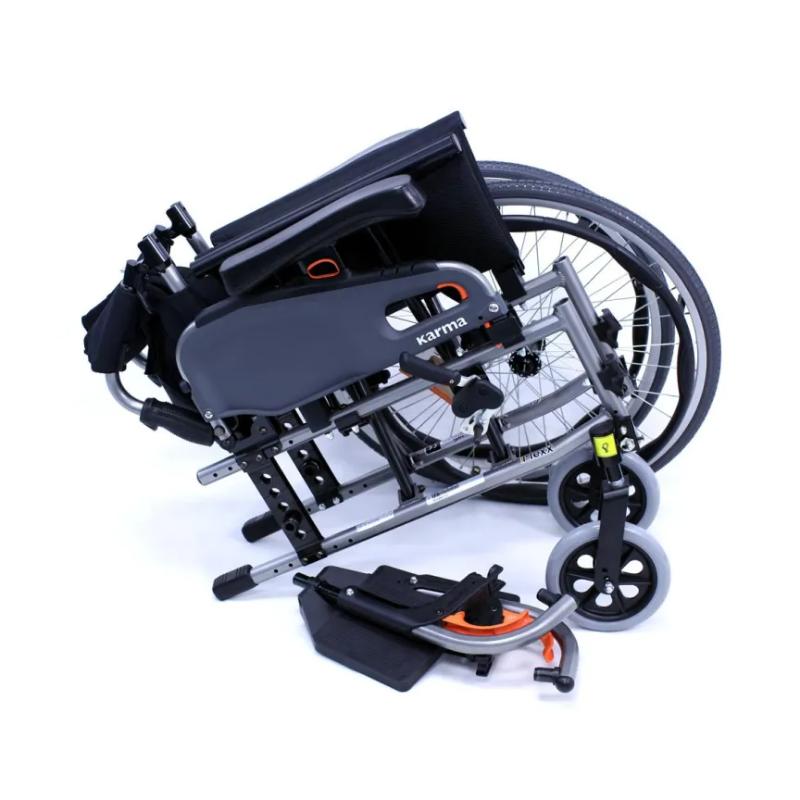 Karman Flexx Ultra lightweight Wheelchair with quick release axles, 28.5 lbs