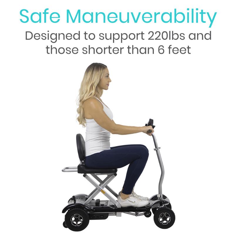 Vive Health Auto Folding Lightweight Mobility Scooter