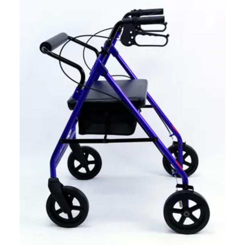 Karman R-4800 Extra Wide Lightweight Rollator, Aluminum, 20lbs