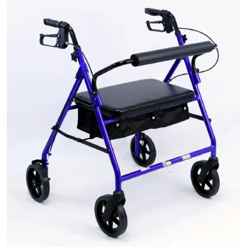 Karman R-4800 Extra Wide Lightweight Rollator, Aluminum, 20lbs