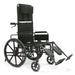 Karman KM 5000 Lightweight Reclining Wheelchair with Removable Desk Armrest, 36 lbs