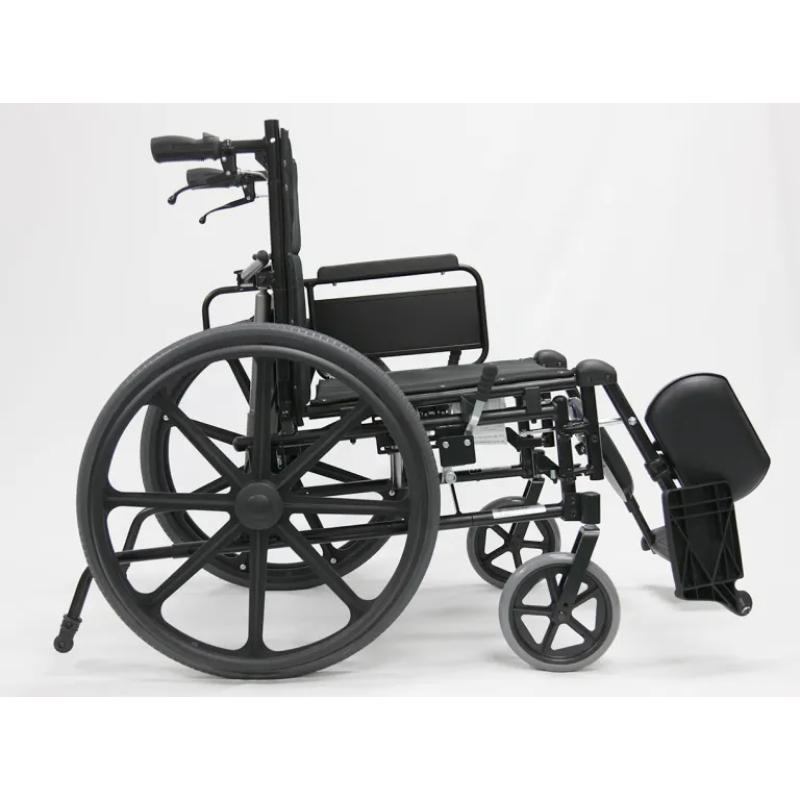 Karman KM 5000 Lightweight Reclining Wheelchair with Removable Desk Armrest, 36 lbs