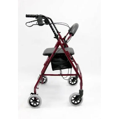 Karman R-4600 Lightweight Standard Rollator with Padded Seat and Backrest