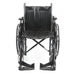 Karman KN-700T Adujustable Seat Steel Wheelchair with Removable Armrest, 39 lbs.