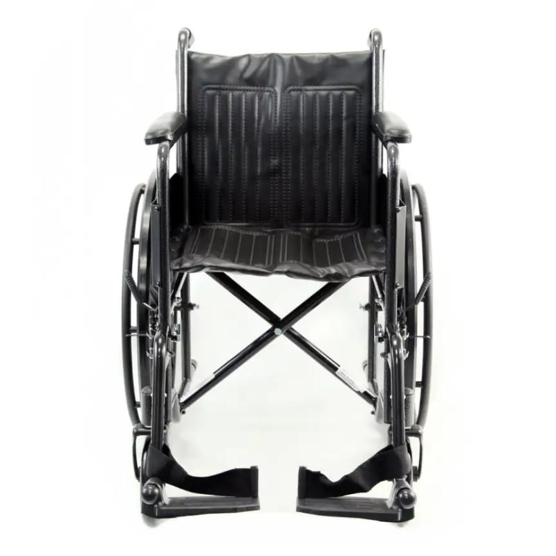 Karman KN-800T 18" seat Steel Wheelchair with Fixed Armrest, 37 lbs.