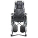 Karman KN-880 Reclining Wheelchair with Removable Armrest and Elevating Legrest