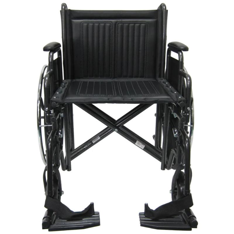 Karman KN-920 Heavy Duty Wheelchair with Removable Armrest and Adjustable Seat Height