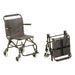 Karman KNTV10A Ultra Lightweight Travel Wheelchair with Flip-up Footplate in, 14.9 lbs.