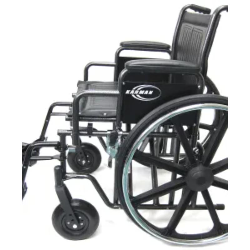 Karman KN-920 seat Heavy Duty Wheelchair with Removable Armrest and Adjustable Seat Height