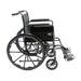 Karman LT-800T Lightweight Steel Wheelchair with Fixed Armrest, 34 lbs.