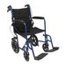 Karman LT-1000HB Lightweight Transport Chair with Hand Brakes and Removable Footrest, 19 lbs.