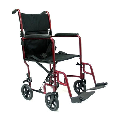 Karman LT-2019 Lightweight Transport Chair with Removable Footrest, 19 lbs.