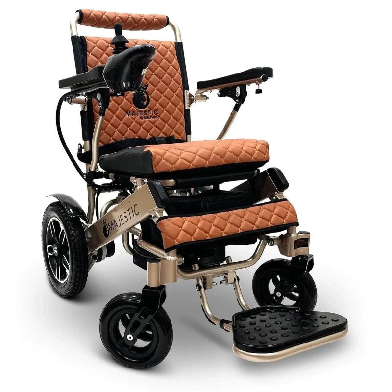majestic iq-8000 by comfygo bronze taba remote controlled lightweight electric wheelchair