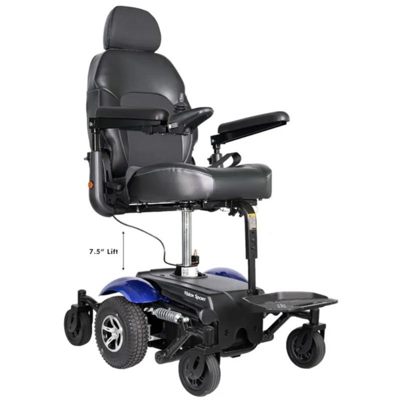 merits 326 power chair 7.5" lift