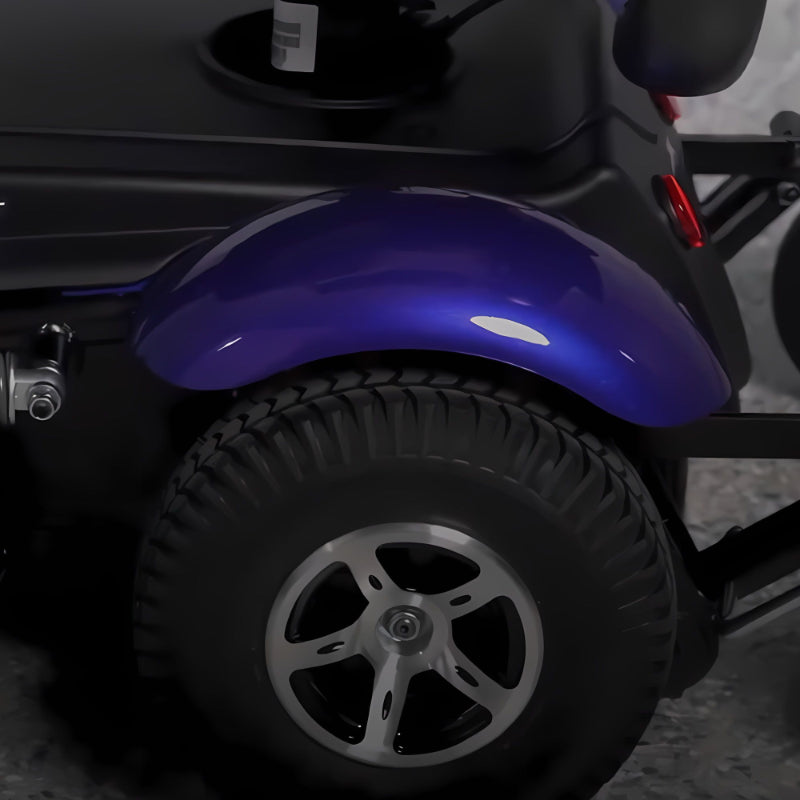 merits 326 wheelchair blue 
